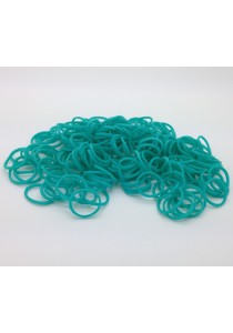 Grønne elastikker til loom armbånd - 300 stk