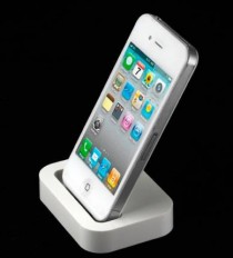 iPhone 4 / 4S Dock Oplader - Hvid